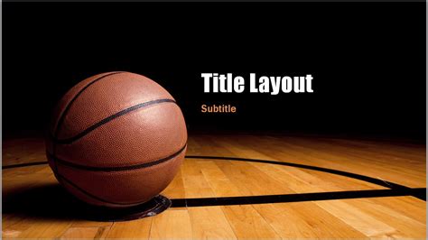 Basketball Slides Template